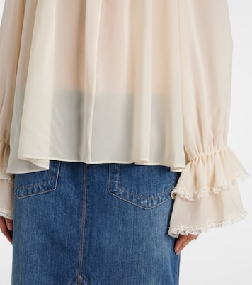 Blusa in georgette di seta | Chloé