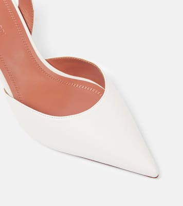 Slingback-Pumps Holli 70 aus Leder | Amina Muaddi