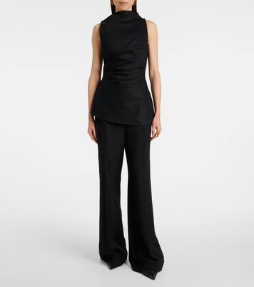 Top asimmetrico in misto cotone | McQueen