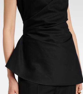 Top asimmetrico in misto cotone | McQueen