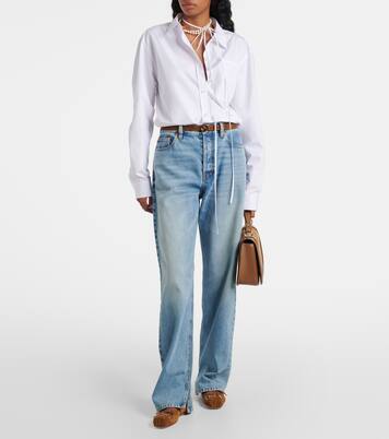 Camisa de popelín de algodón | Gucci
