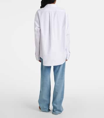 Camisa de popelín de algodón | Gucci
