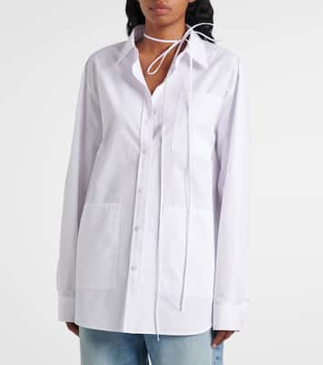 Camisa de popelín de algodón | Gucci