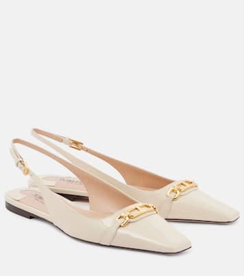 Ballerines slingback en cuir verni | Tom Ford