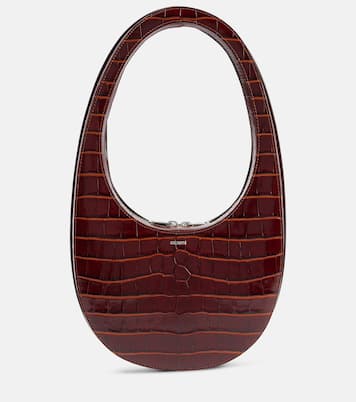 Borsa a spalla Swipe in pelle stampata | Coperni