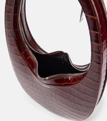 Borsa a spalla Swipe in pelle stampata | Coperni