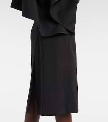 Robe midi Elena en laine mélangée | Proenza Schouler