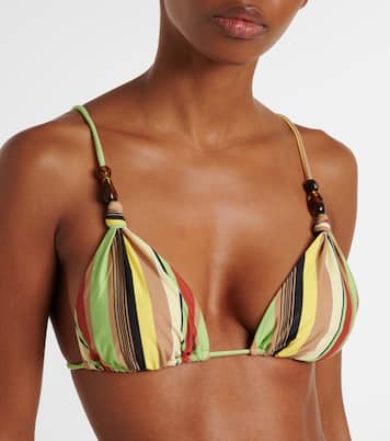 Top bikini Poolside a righe | SIR