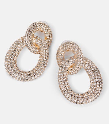 Boucles d’oreilles à cristaux | Self-Portrait