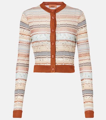 Cárdigan de lamé en zigzag | Missoni