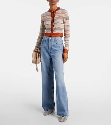 Cárdigan de lamé en zigzag | Missoni