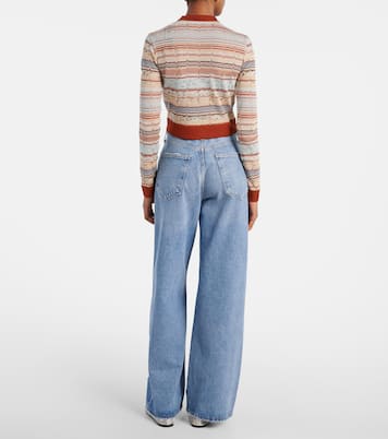 Cárdigan de lamé en zigzag | Missoni