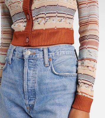 Cárdigan de lamé en zigzag | Missoni