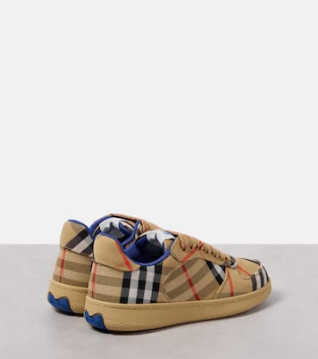 Baskets Burberry Check en toile | Burberry