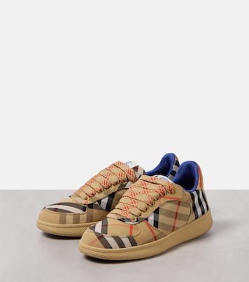 Baskets Burberry Check en toile | Burberry