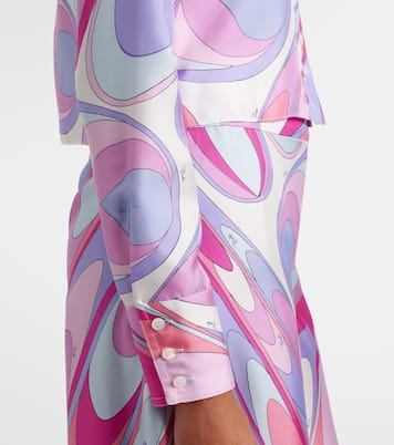 Camicia cropped in twill di seta | Pucci