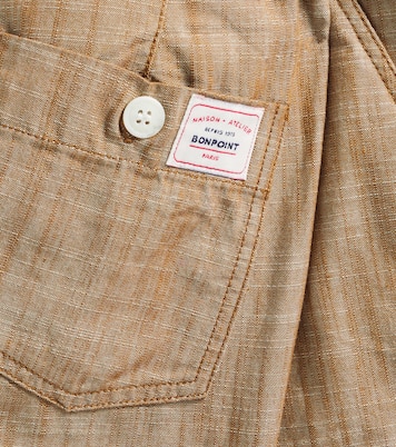 Shorts Elgar in chambray di cotone | Bonpoint
