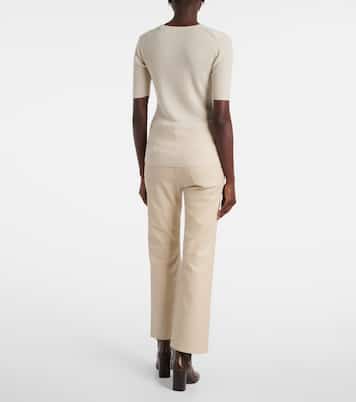 Top in maglia di lana a coste | Joseph