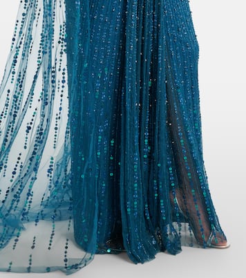 Cairo sequined caped gown  | Jenny Packham