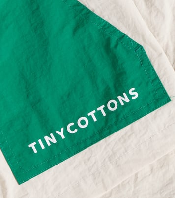 Shorts color-block con logo | Tinycottons