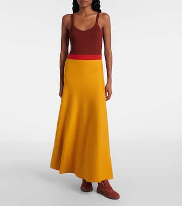 Robe longue Flaminius en laine | Gabriela Hearst