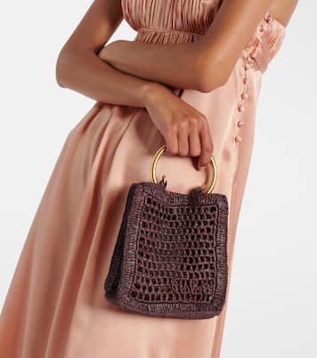 Summer Banana Mini raffia crossbody bag | Chloé