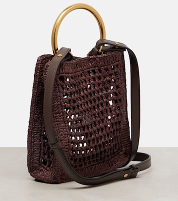 Summer Banana Mini raffia crossbody bag | Chloé