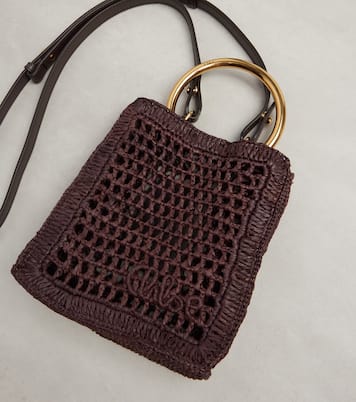 Summer Banana Mini raffia crossbody bag | Chloé