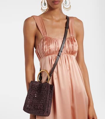 Summer Banana Mini raffia crossbody bag | Chloé