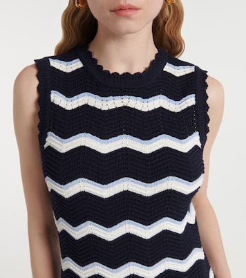 Abito corto Templeton in misto cotone | Veronica Beard