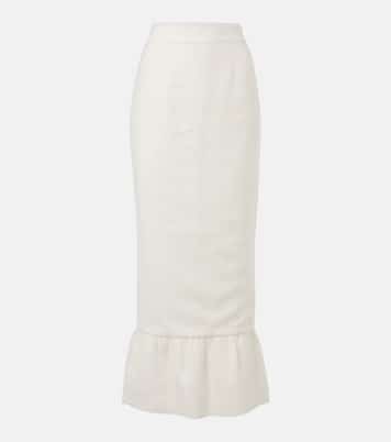 Matilda tiered linen pencil skirt | Posse