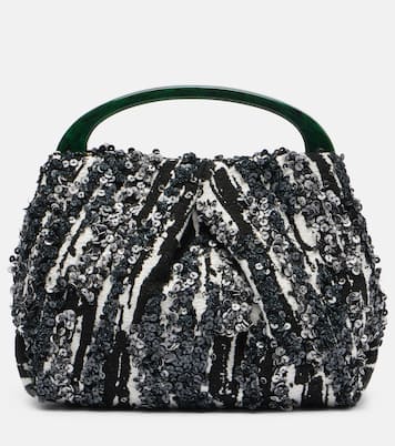 Tote Bag aus Jacquard mit Pailletten | Dries Van Noten