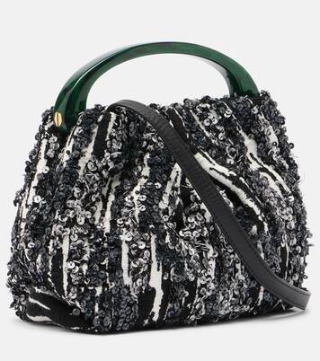Tote Bag aus Jacquard mit Pailletten | Dries Van Noten
