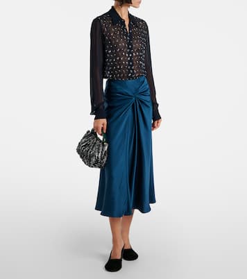 Tote Bag aus Jacquard mit Pailletten | Dries Van Noten
