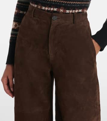 Pantalones rectos de piel | Vince