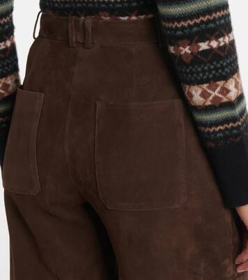 Pantalones rectos de piel | Vince