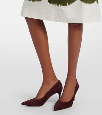 Gianvito 85 suede pumps | Gianvito Rossi