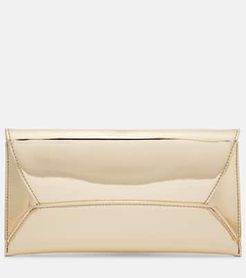 Envelope 메탈릭 레더 클러치 | Aquazzura