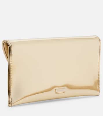 Envelope 메탈릭 레더 클러치 | Aquazzura