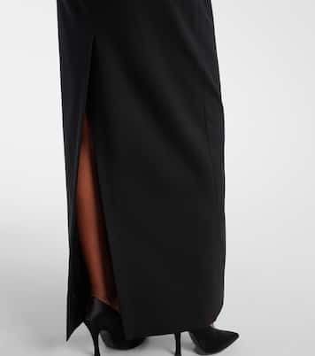 Cutout virgin wool corset gown | Nina Ricci
