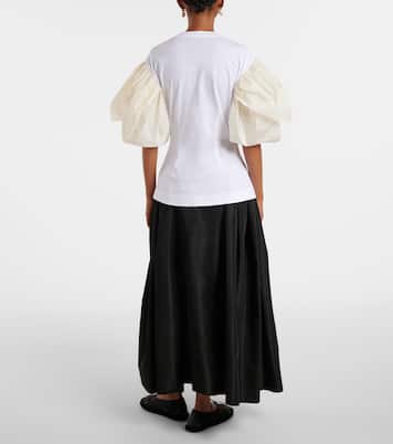 Puff-sleeve cotton jersey T-shirt | Simone Rocha