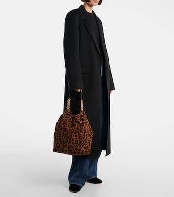 Schultertasche Miami Medium aus Veloursleder | DeMellier