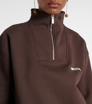 سويت شيرت من فليس القطن بسحّاب نصفي | Jacquemus