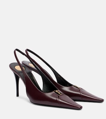 Pumps slingback Babylone Breteuil in pelle | Saint Laurent
