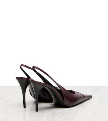 Pumps slingback Babylone Breteuil in pelle | Saint Laurent