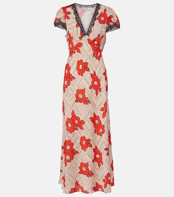 Clarice floral midi dress | Rixo