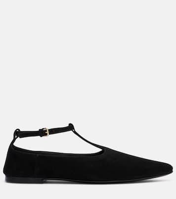 Mary-Jane-Ballerinas Ward aus Veloursleder | A.Emery