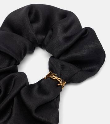 Cassandre silk satin scrunchie | Saint Laurent