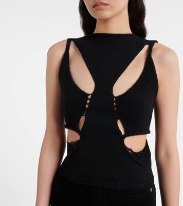 Alpaca-trimmed virgin wool top | Rick Owens