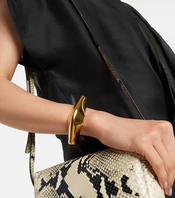 Lotus 18kt gold-plated cuff bracelet | Khaite